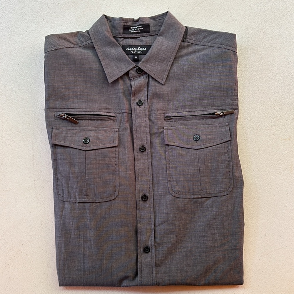 Long Sleeve Grey Shirt (M)